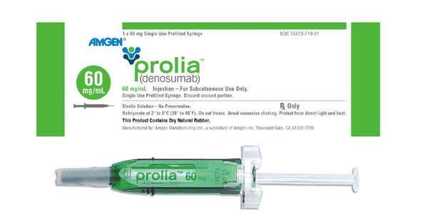 پرولیا (Prolia) نوعی آنتی بادی است که در آزمایشگاه تولید شده و پروسه شکستگی استخوان را کند می کند.